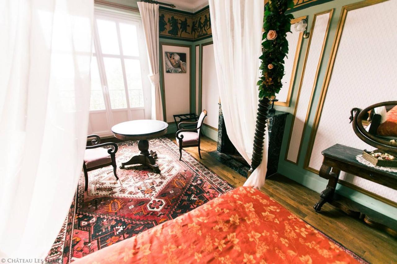 Chateau Les Hauts Appartamento Saint-Jean-le-Thomas Esterno foto